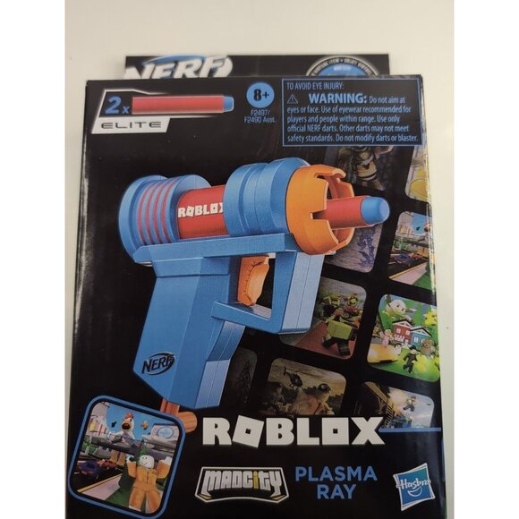 Nerf Roblox Plasma Ray Blue New in Box  With Virtual Item Code! - Picture 1 of 3